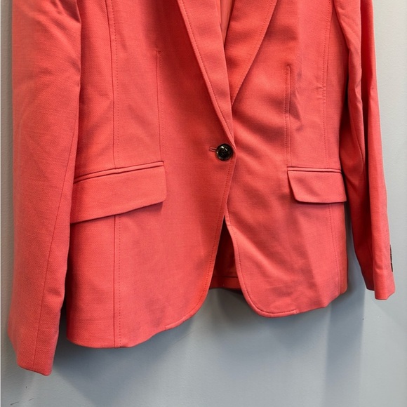 NWOT Talbots size 6 Coral Blazer jacket Wool Blend Stretch - Picture 6 of 12